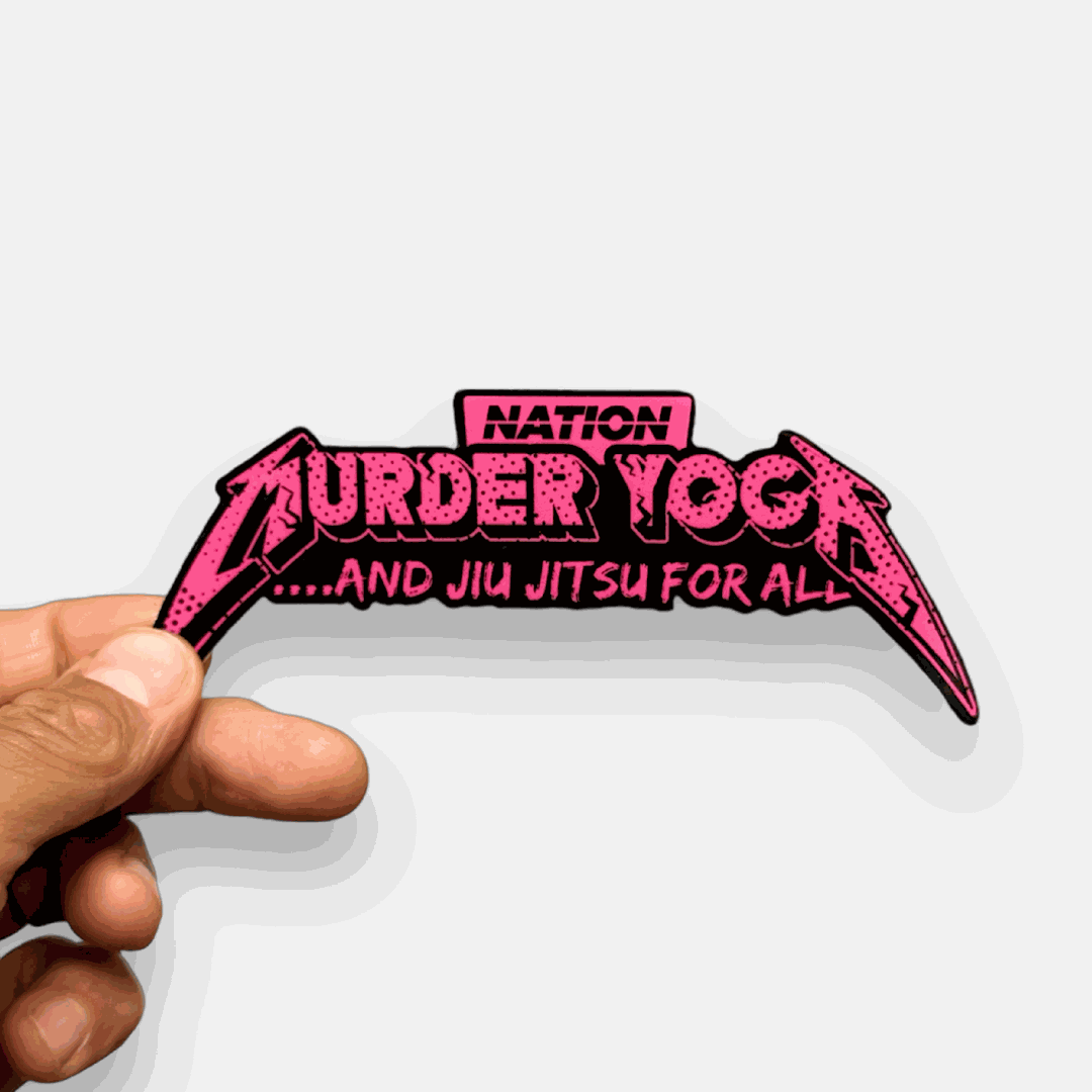 Murder YogaMurder Yoga BJJ StickerNation Athletics Bjj