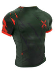 Bakugo Anime BJJ Rash Guard for youth with My Hero Academia design and durable spandex blend.