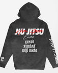BJJ Hoodie – Jiu-Jitsu Fundamentals | Nation Athletic BJJ | Black | Premium hoodie | back print