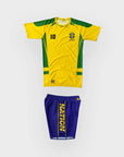 Brazil World Cup bjj rash guard set for nogi Jiu Jitsu training
