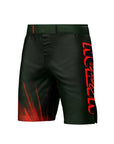 Anime BJJ Grappling Shorts with My Hero Academia design and elastic waistband.
