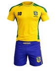 Brazil World Cup no-gi BJJ rash guard and grappling shorts set for training and competition