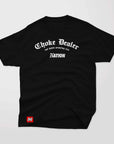 Choke Dealer tee front - Bad Habits Grappling Club design