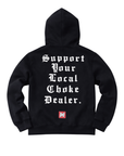 Choke dealer BJJ Hoodie Black back