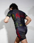 Camo BJJ grappling Shorts Side Action Shot