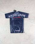 Dark Arts War in Heaven BJJ Rash Guard Flat lay