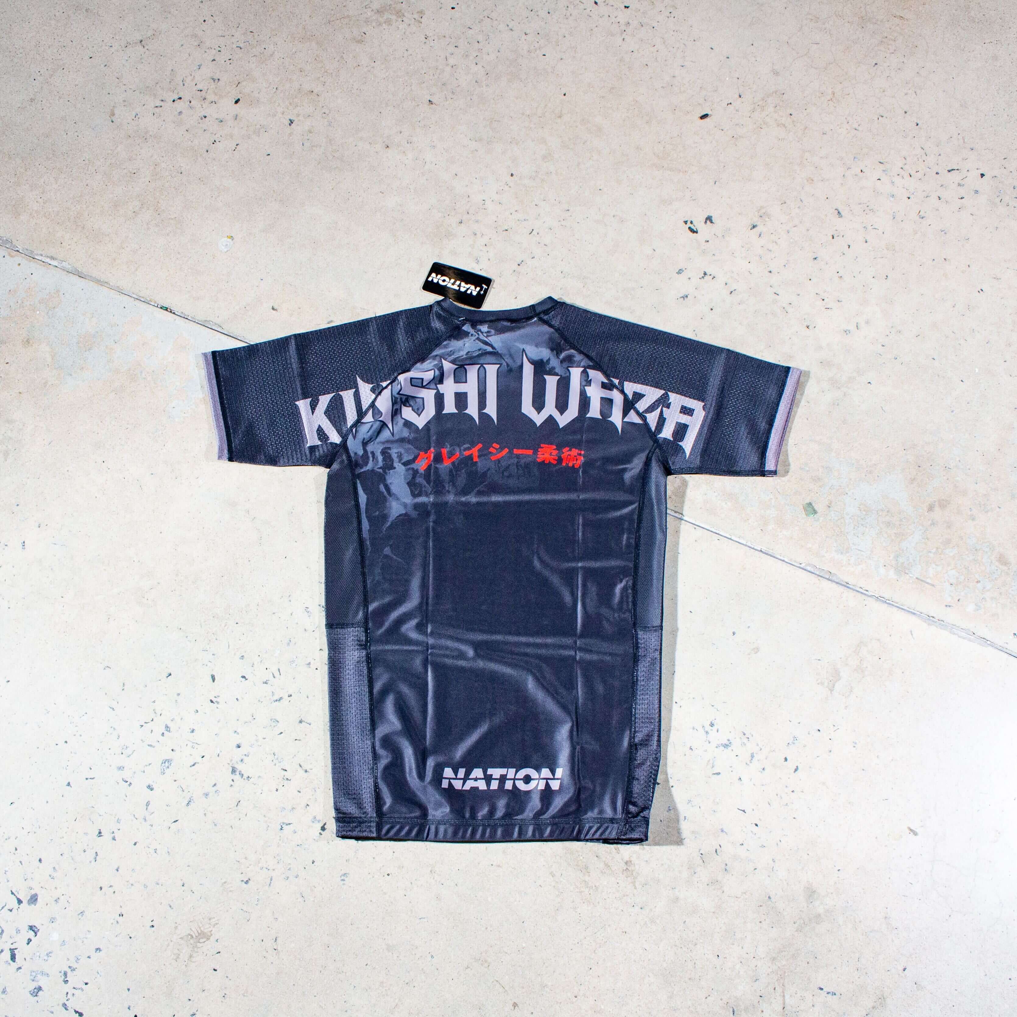 Dark Arts War in Heaven BJJ Rash Guard back