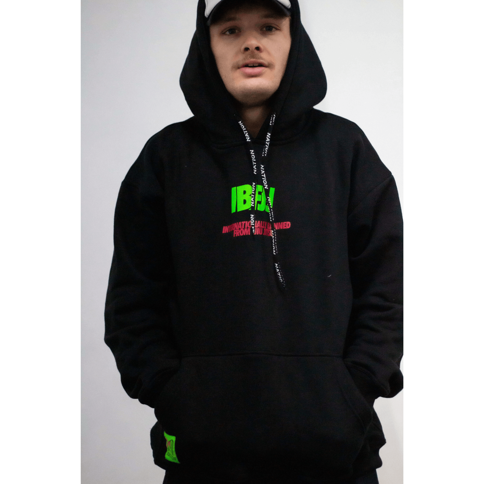 Nation Athletic IBJJF Legal Bjj Hoodie front view