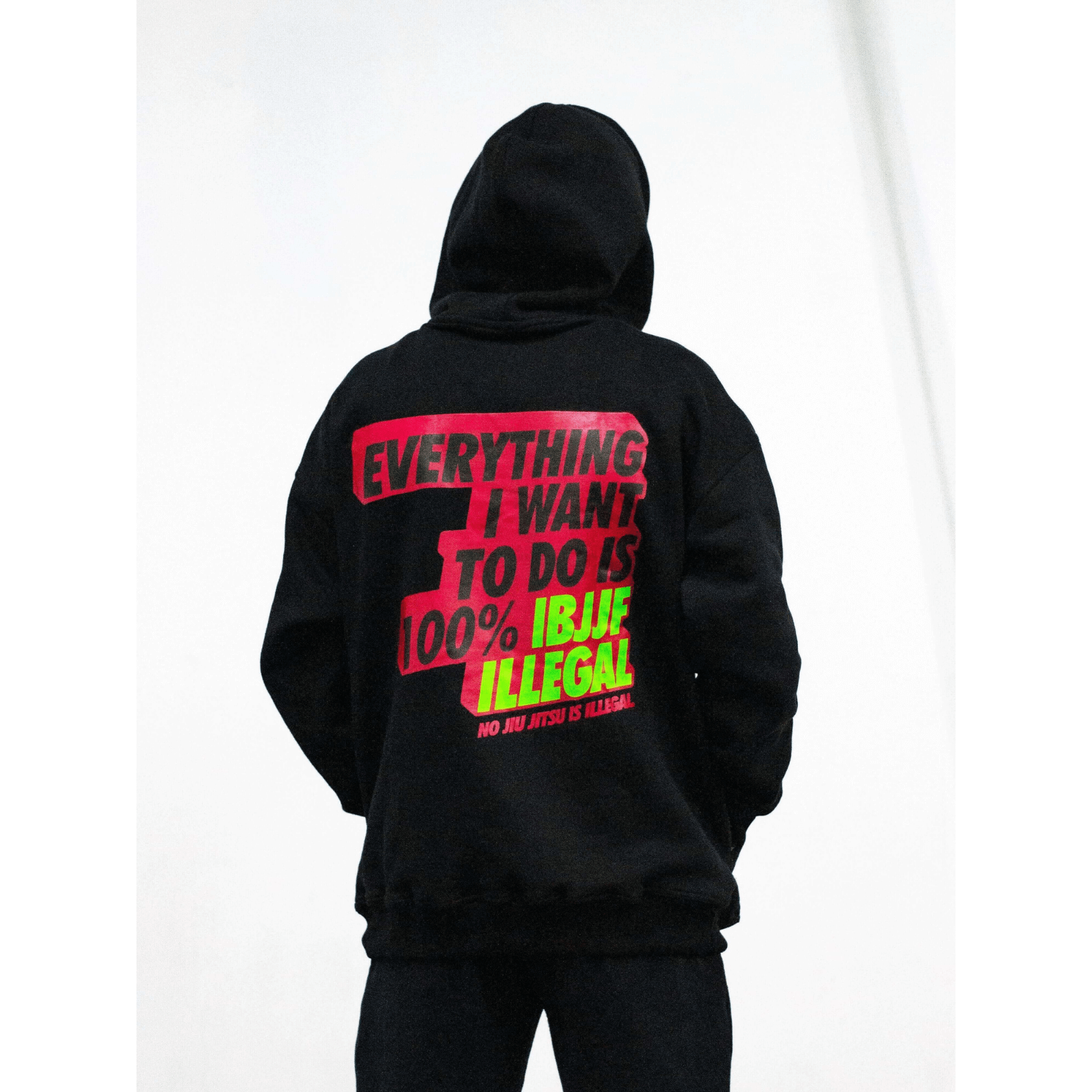 IBJJF Hoodie - Black, Nation Athletics, Pre Order, BJJ Apparel