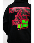 Nation Athletic IBJJF Legal Bjj Hoodie rear view