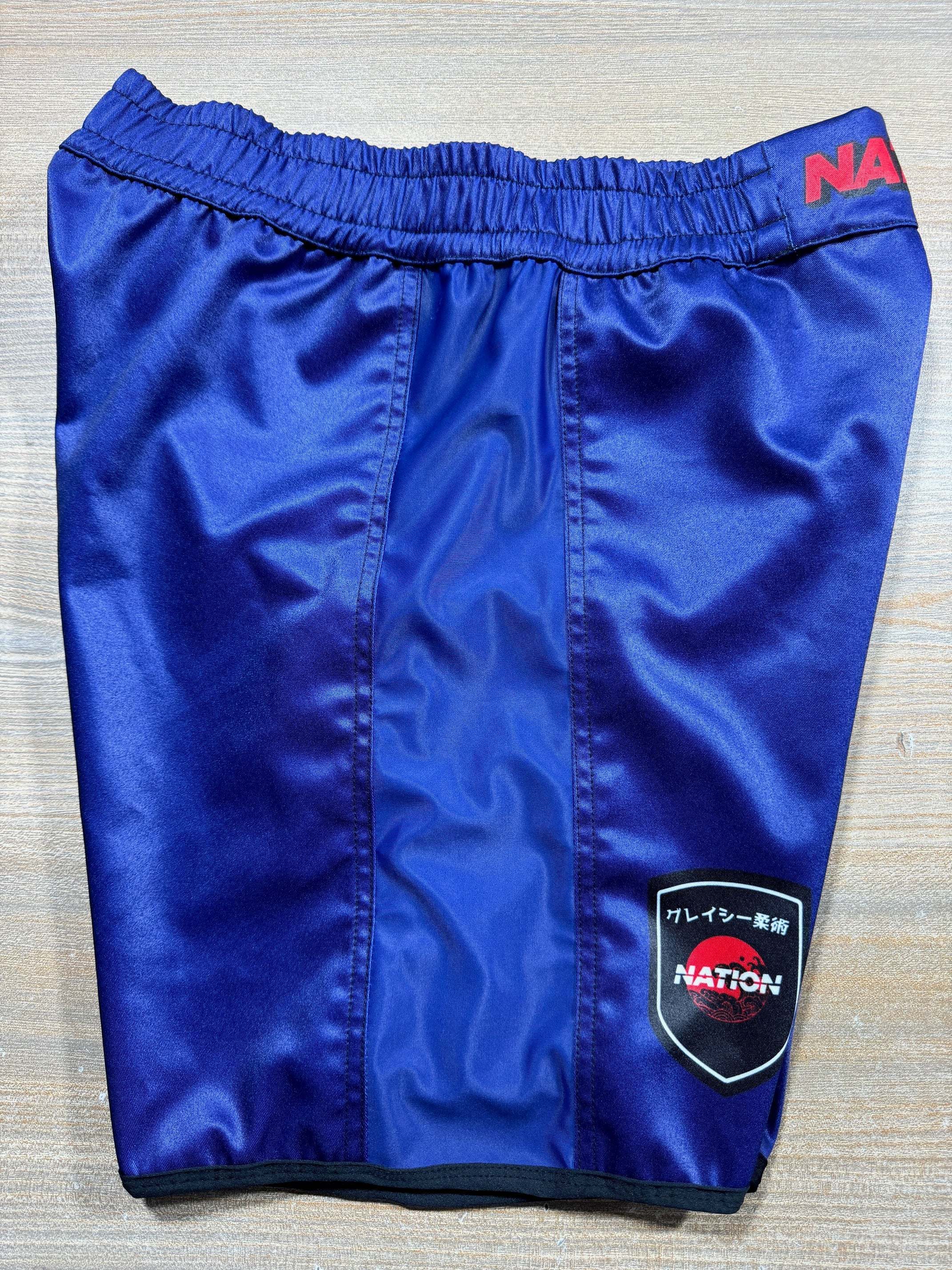 The great wave BJJ grappling shorts side