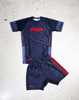 Jiu Jitsu Essentials BJJ set in flat lay