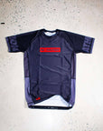 Black Jiu Jitsu Essentials BJJ rash guard with short sleeves and durable, lightweight design.