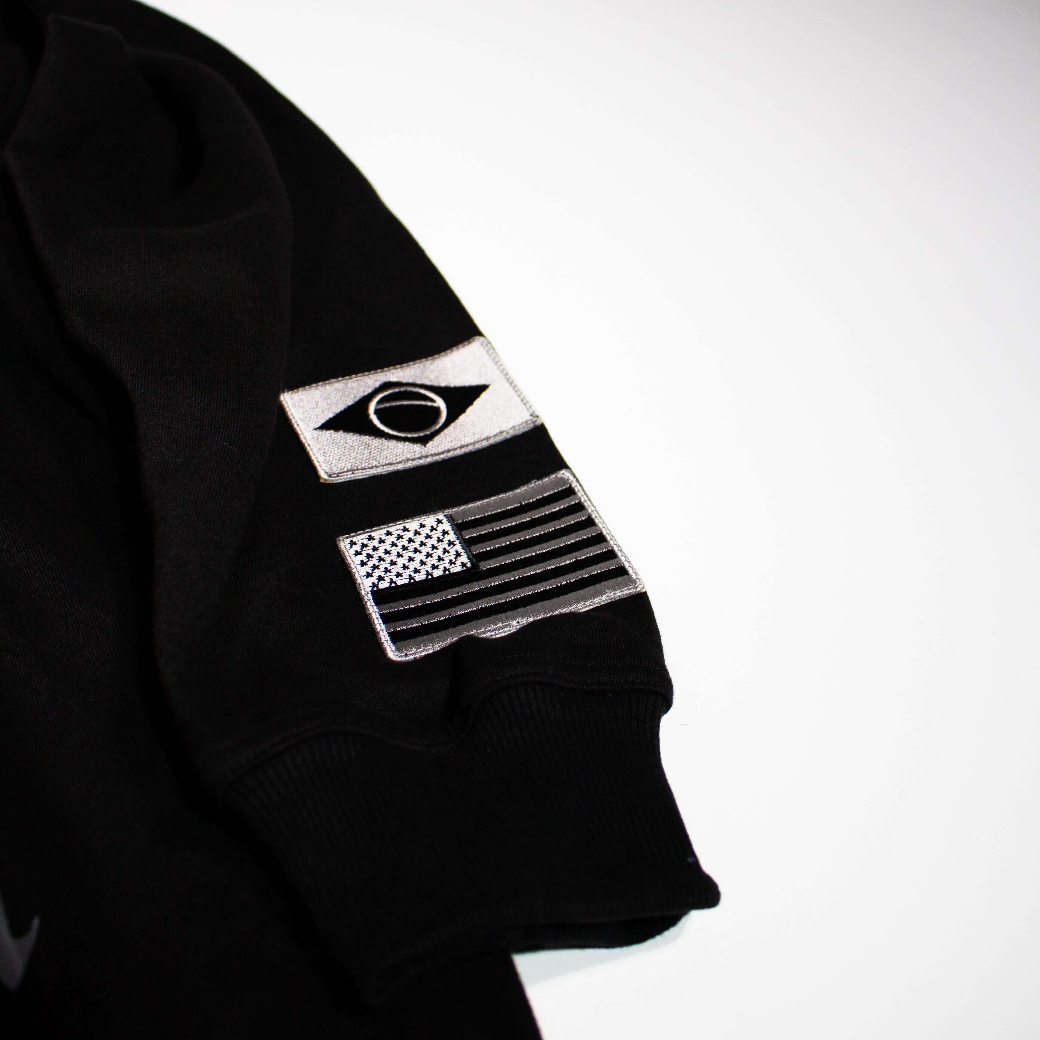 BJJ Hoodie – Jiu-Jitsu Fundamentals | Nation Athletic BJJ | Black | Premium hoodie | Side design