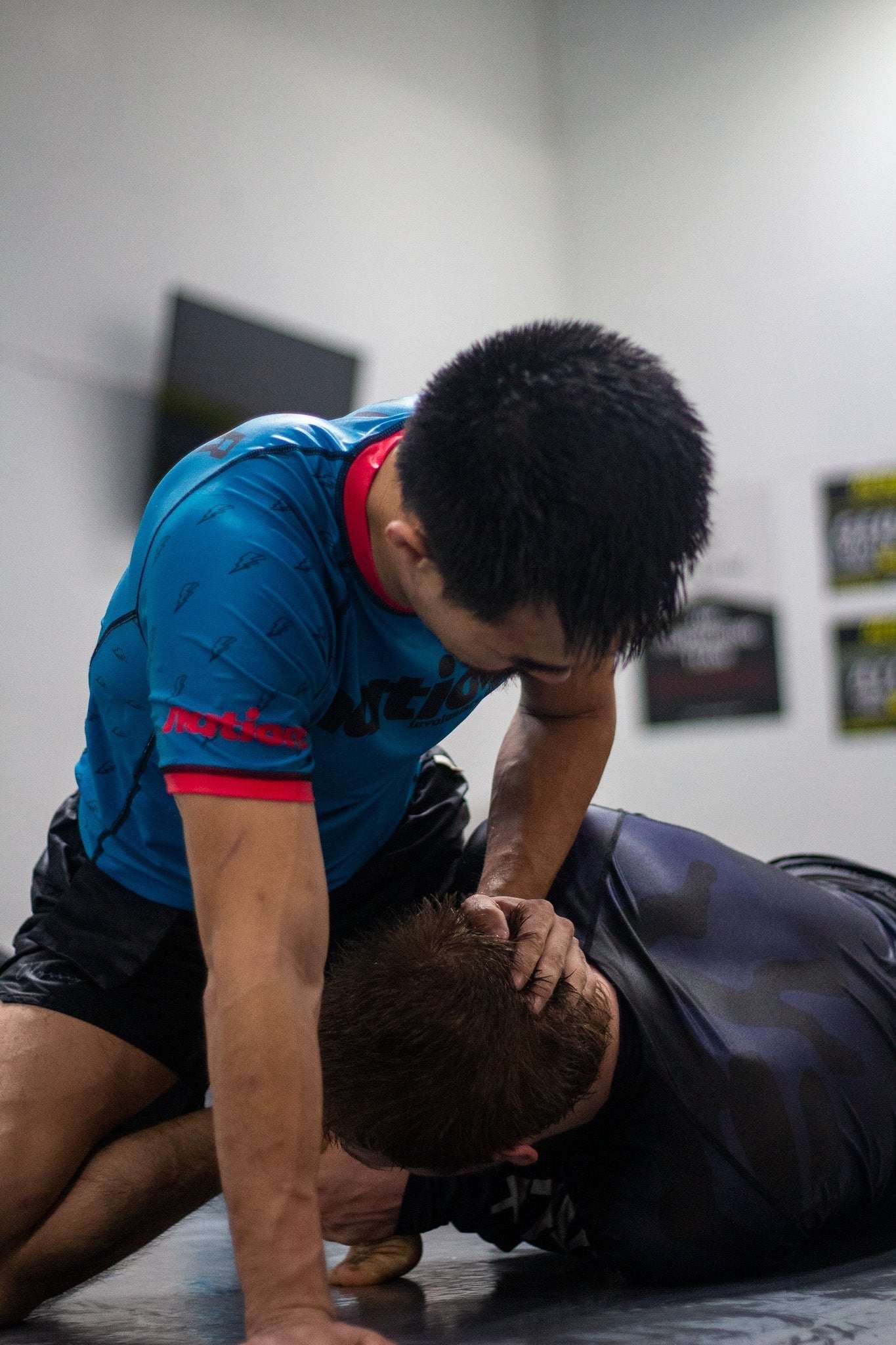 Men's Short Sleeve BJJ Rash Guards - lifestyle