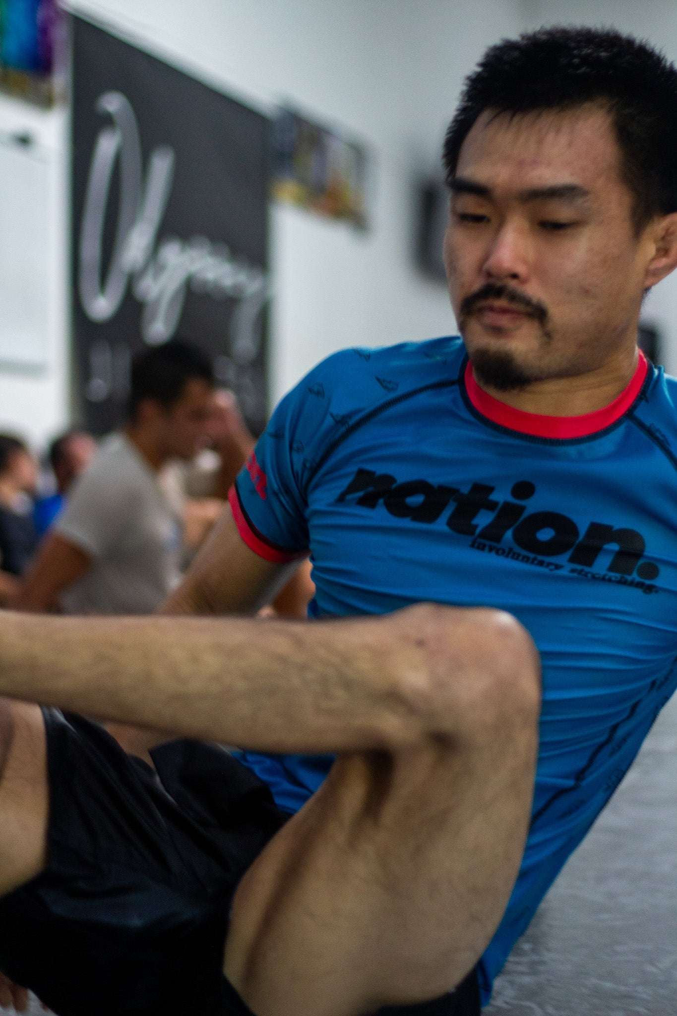 Men's Short Sleeve BJJ Rash Guards - lifestyle front