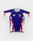 Japan World Cup Rash Guard for no-gi training with compression fit and durable performance fabric