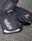 Nation Athletic bjj grappling shorts Flatlay front