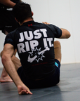 Just Rip it BJJ Rash Guard in action