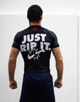 Just Rip it BJJ Rash Guard model back