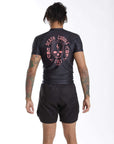 Nation Athletic BJJ - Death Cuddles BJJ Rash Guard - Black Rash Guards - Short Sleeve