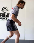 Rising Dragon | Male | White | Short Sleeve BJJ Rash Guard | No-Gi Jiu Jitsu & MMA Gear