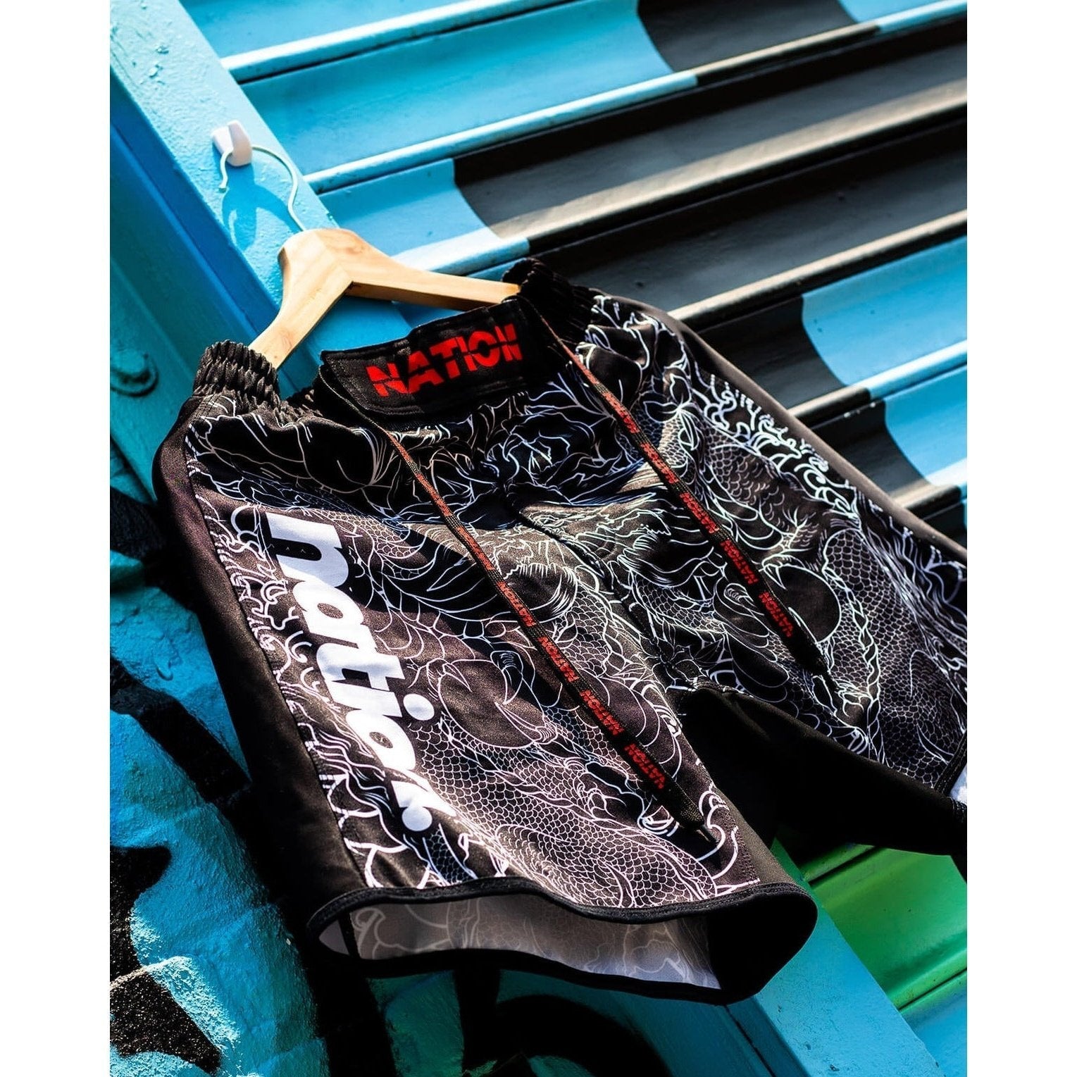 Rising Dragon BJJRising Dragon | BJJ Grappling Shorts | No-Gi Fight Shorts for Jiu JitsNation Athletics Bjj