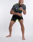 Rollers High Rash Guard designed for no-gi BJJ training with compression fit and moisture-wicking fabric
