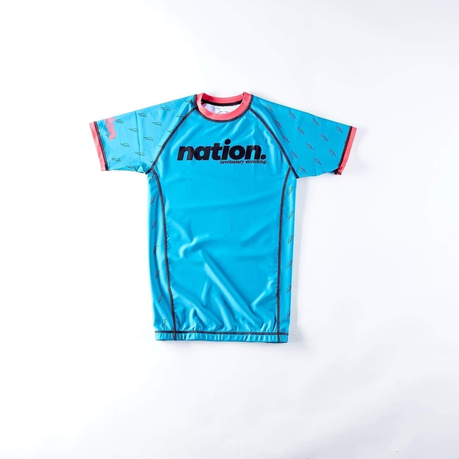 Short Sleeve BJJ Rash Guards - Murder Yoga front