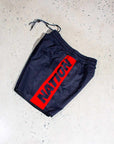 Jiu Jitsu Essentials BJJ Grappling Shorts with elastic waistband and red "Nation" logo.