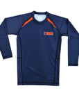 Vanguard Rash Guard | Orange & Blue | Nation Athletic