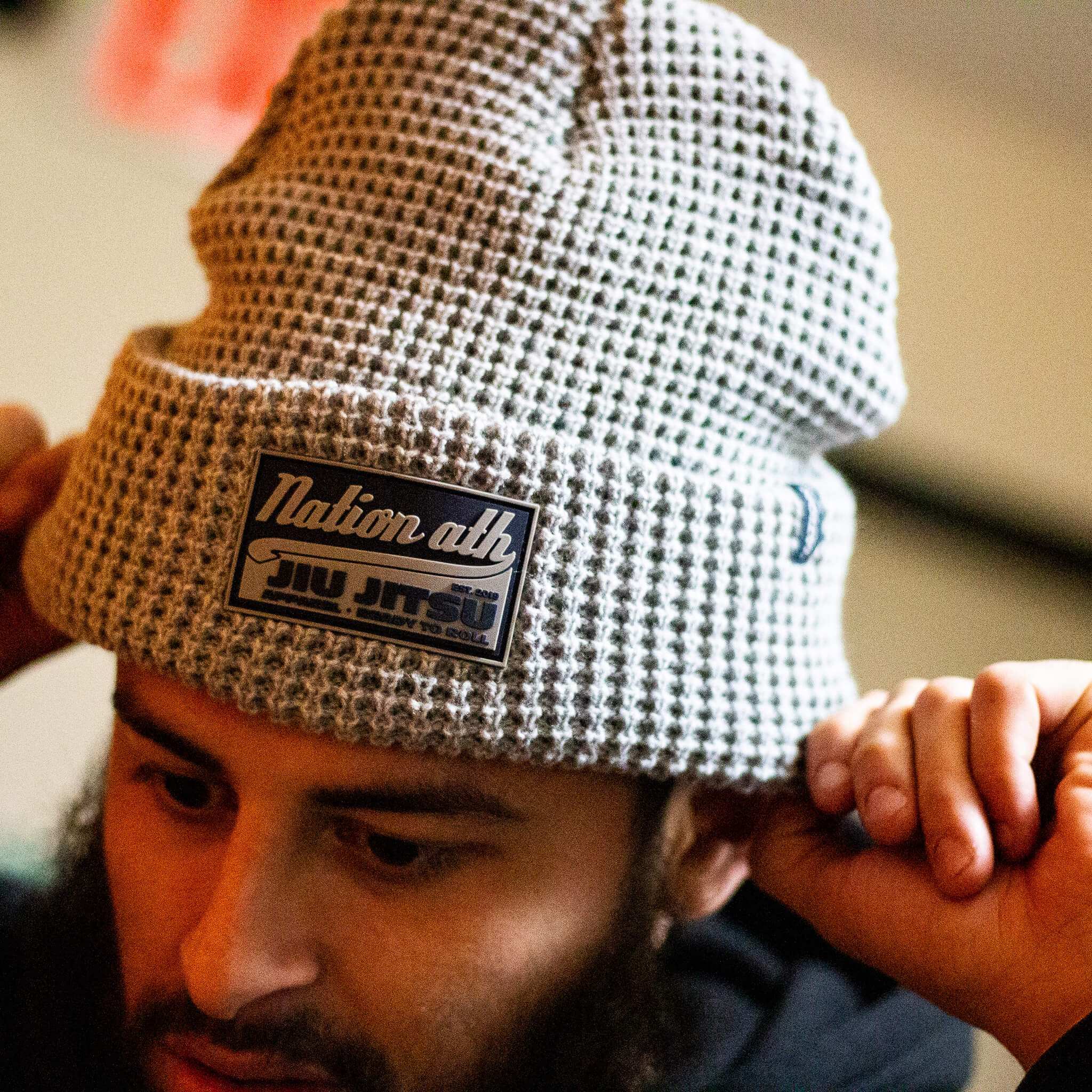 Jiu Jitsu Beanies Waffle Knit BJJ Beanie Hat | Nation Athletic Jiu Jitsu SupplyNation Athletics Bjj