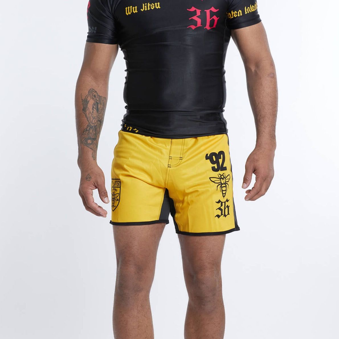 Nation Athletic BJJ Grappling Shorts and jiu jitsu rash guards