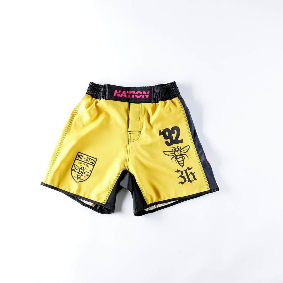 Nation Athletic BJJ Grappling Shorts l and jiu jitsu rash guards