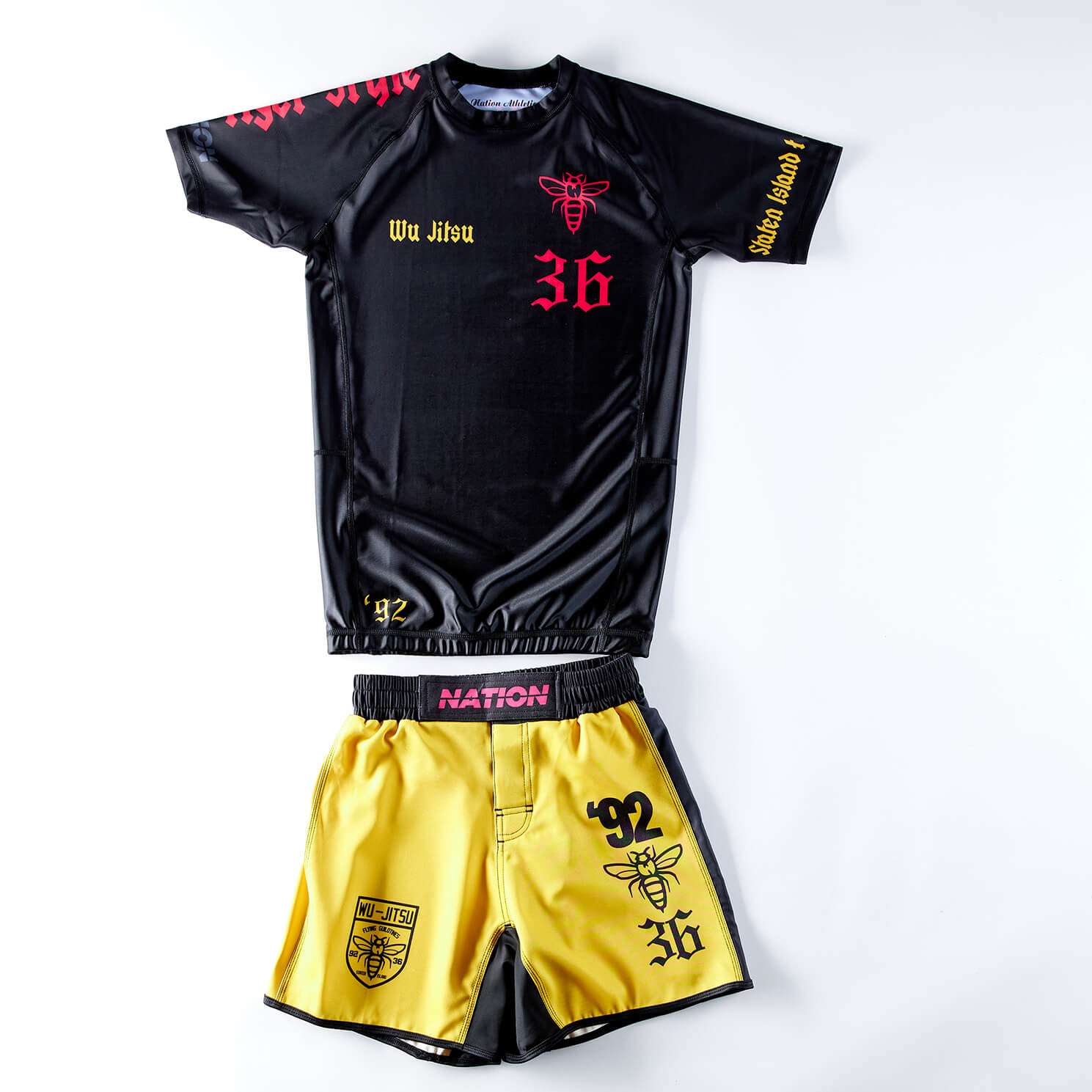 Wu Jitsu BJJWu Jitsu BJJ Rash Guard Set | MaleNation Athletics Bjj