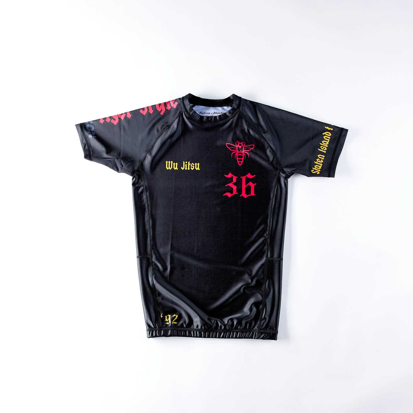 Wu-Jitsu | Short Sleeve BJJ Rash Guards | Nation Athletic Jiu Jitsu Supply | Wu Jitsu Edition No