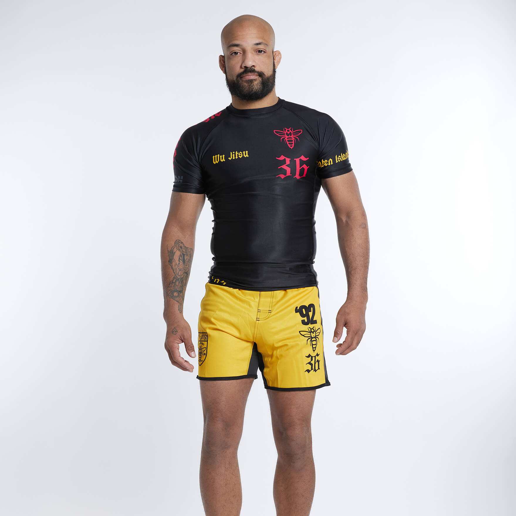Wu-Jitsu | Short Sleeve BJJ Rash Guards | Nation Athletic Jiu Jitsu Supply | Wu Jitsu Edition No