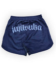 Jujitsuka V2 black BJJ grappling shorts Back