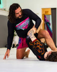 Hunting Season The Cheetah | Animal Print | BJJ Rash Guard Set in action