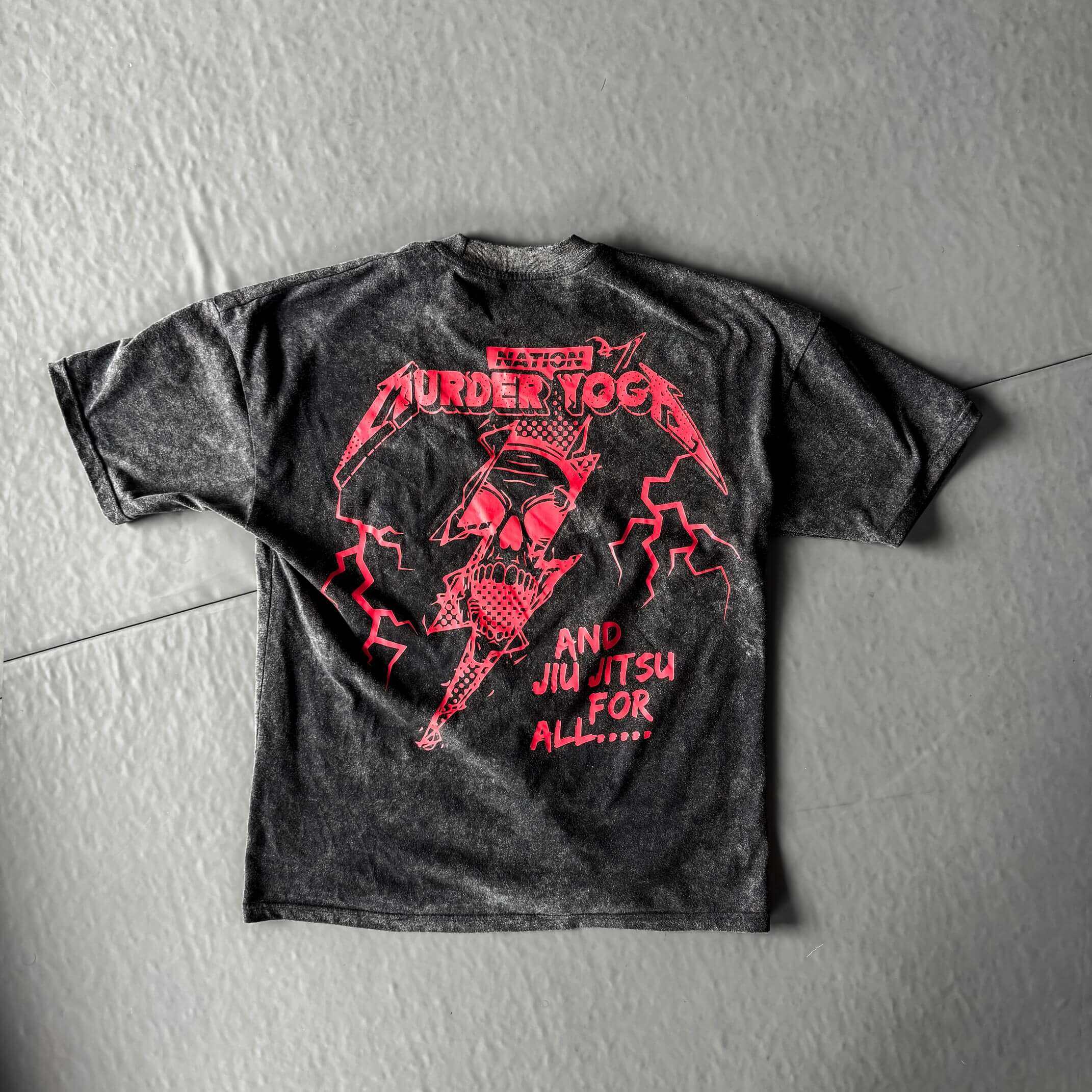 MURDER YOGA V2!MURDER YOGA V2! | OVERSIZED BJJ T SHIRTSNation Athletics Bjj