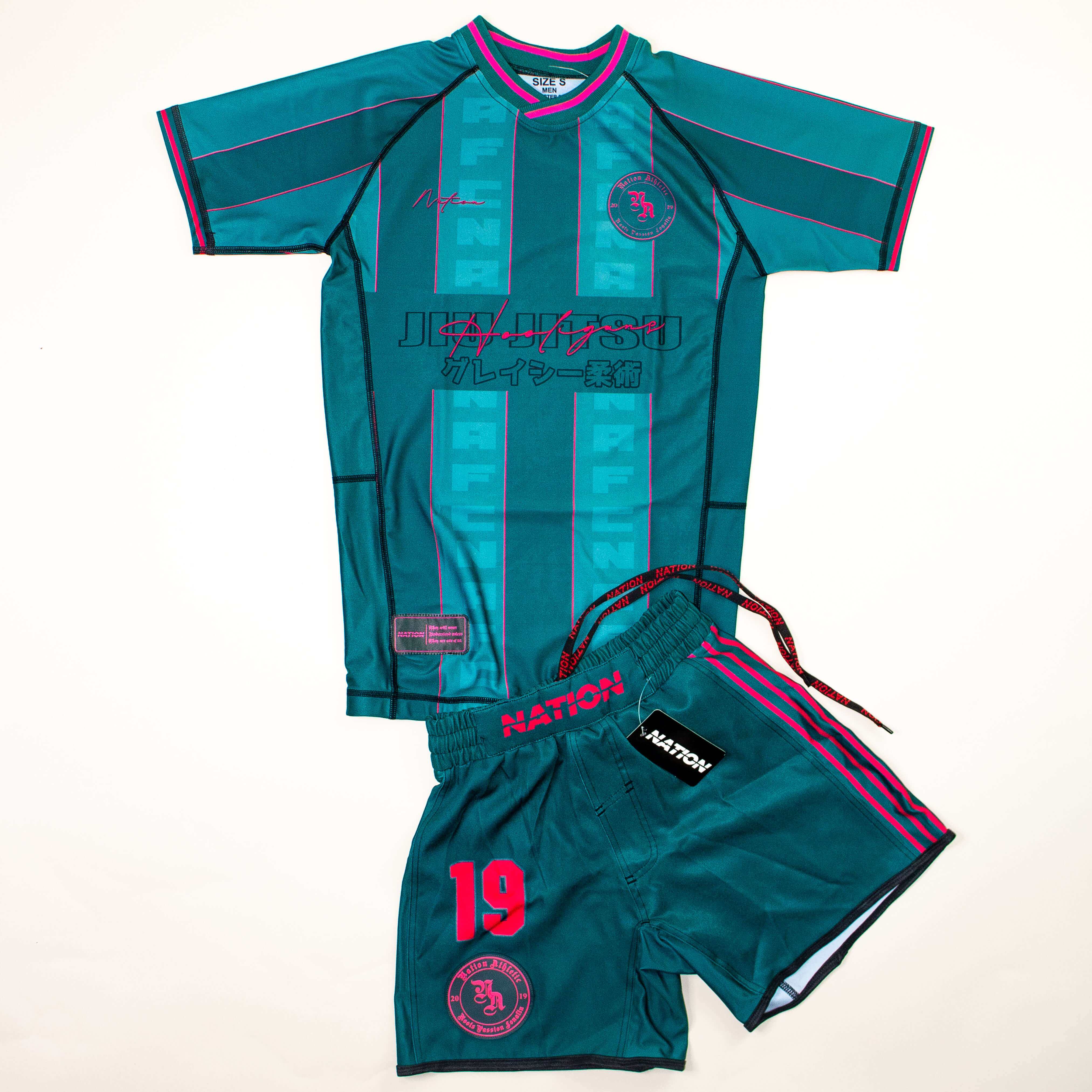 BJJ No Gi set the Hooligans BJJ Rash Guard SetNation Athletics Bjj