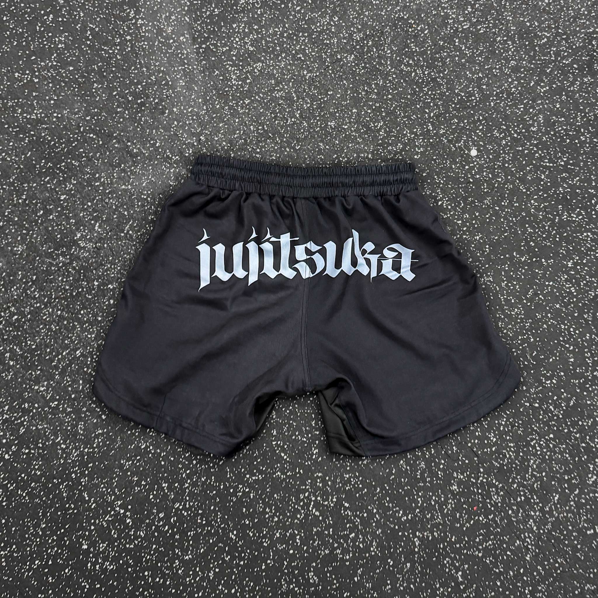 nation athletic bjj shorts back