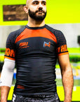 IBJJF ranked BJJ Rash Guard Brown