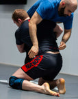 essentials bjj rash guard set black rash guard and bjj shorts
