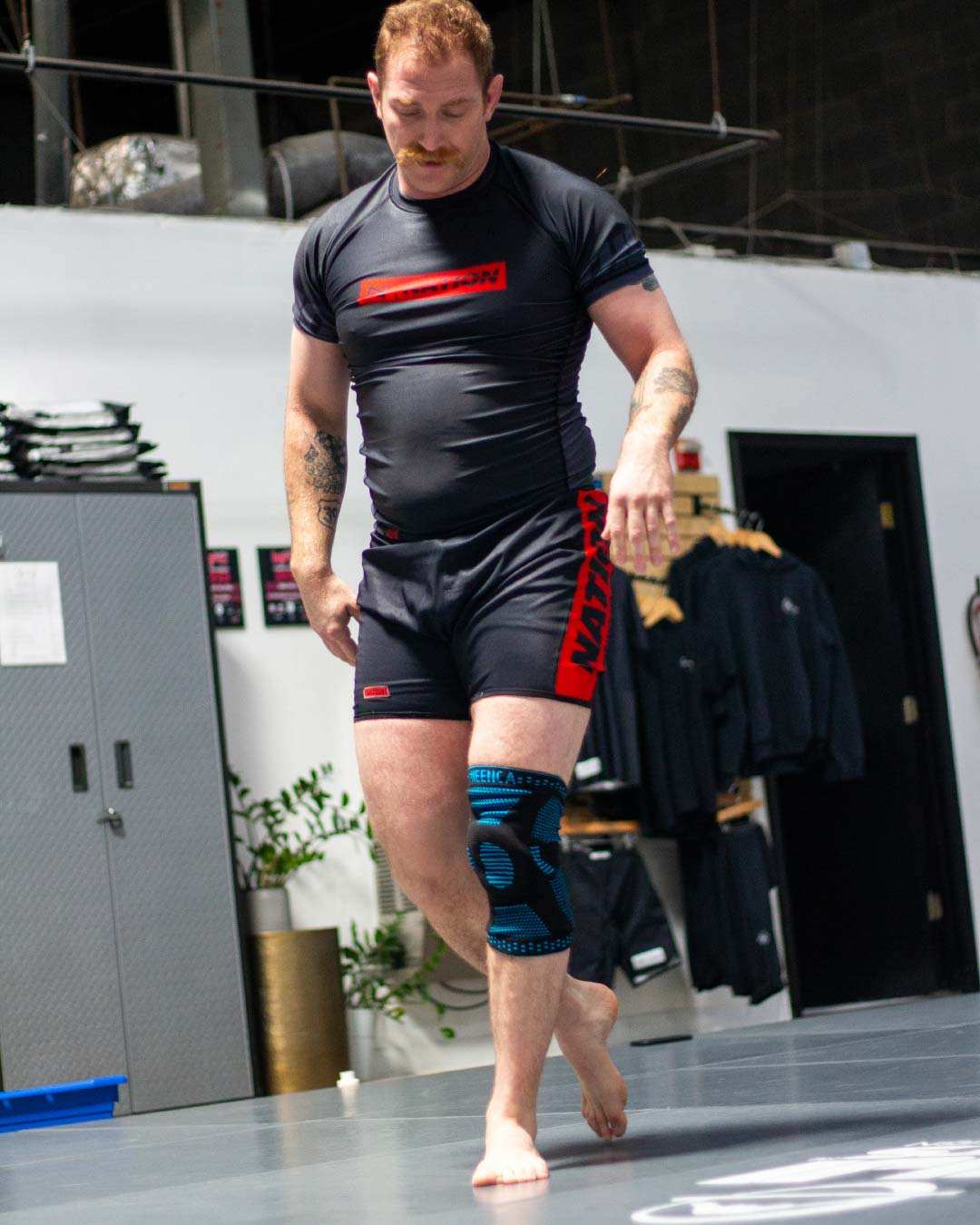 essentials bjj rash guard set black rash guard and bjj shorts