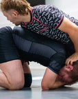 essentials bjj rash guard set black rash guard and bjj shorts