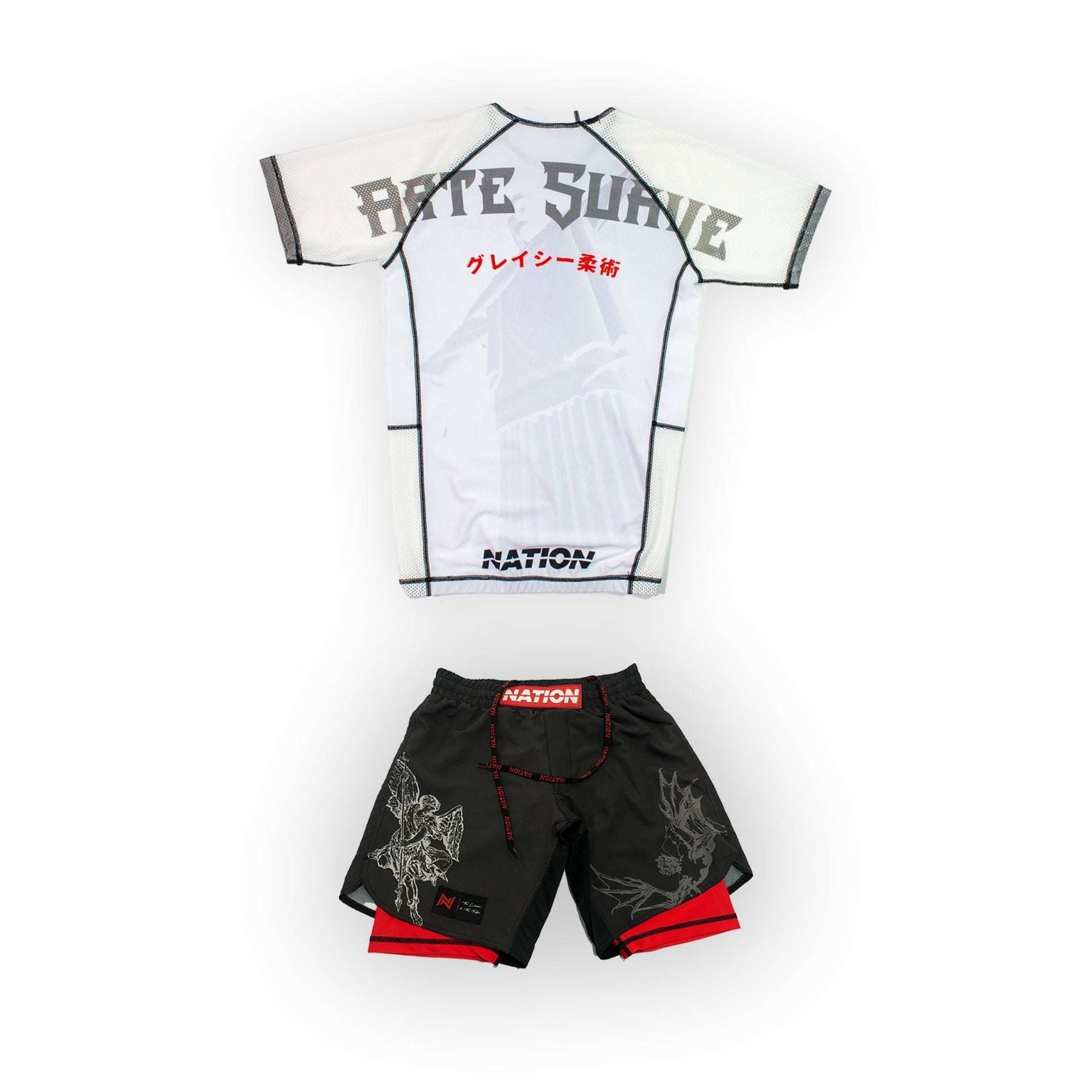 War in HeavenWar in Heaven Nogi BJJ Rash Guard SetNation Athletics Bjj