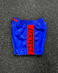 The great wave BJJ grappling shorts side flatlay