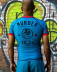 Nation Athletic Murder Yoga BJJ Rash Guards and BJJ Shorts Rear View
