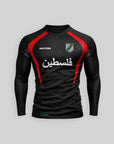 Palestine BJJ Rash Guard Set | Long Sleeve | No-Gi Training | Nation Athletic